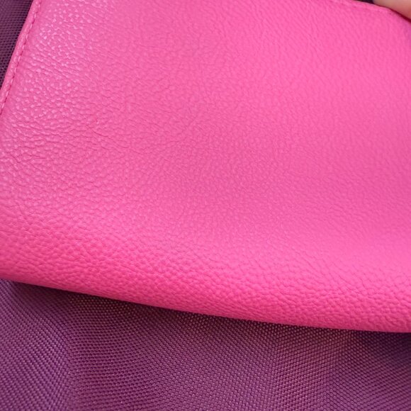 Women No Brand Zip Wallet Snapdragon in Maraschino Pink One Size - Picture 5 of 9